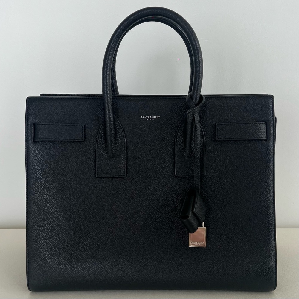 SAC DE JOUR SMALL IN GRAINED LEATHER YSL BAG